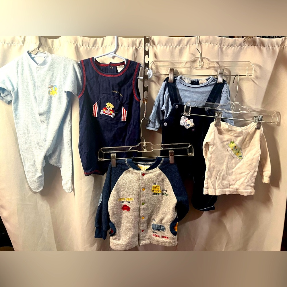 Bundle of 5 Vintage Boy Pieces Sizes from 3M-24M